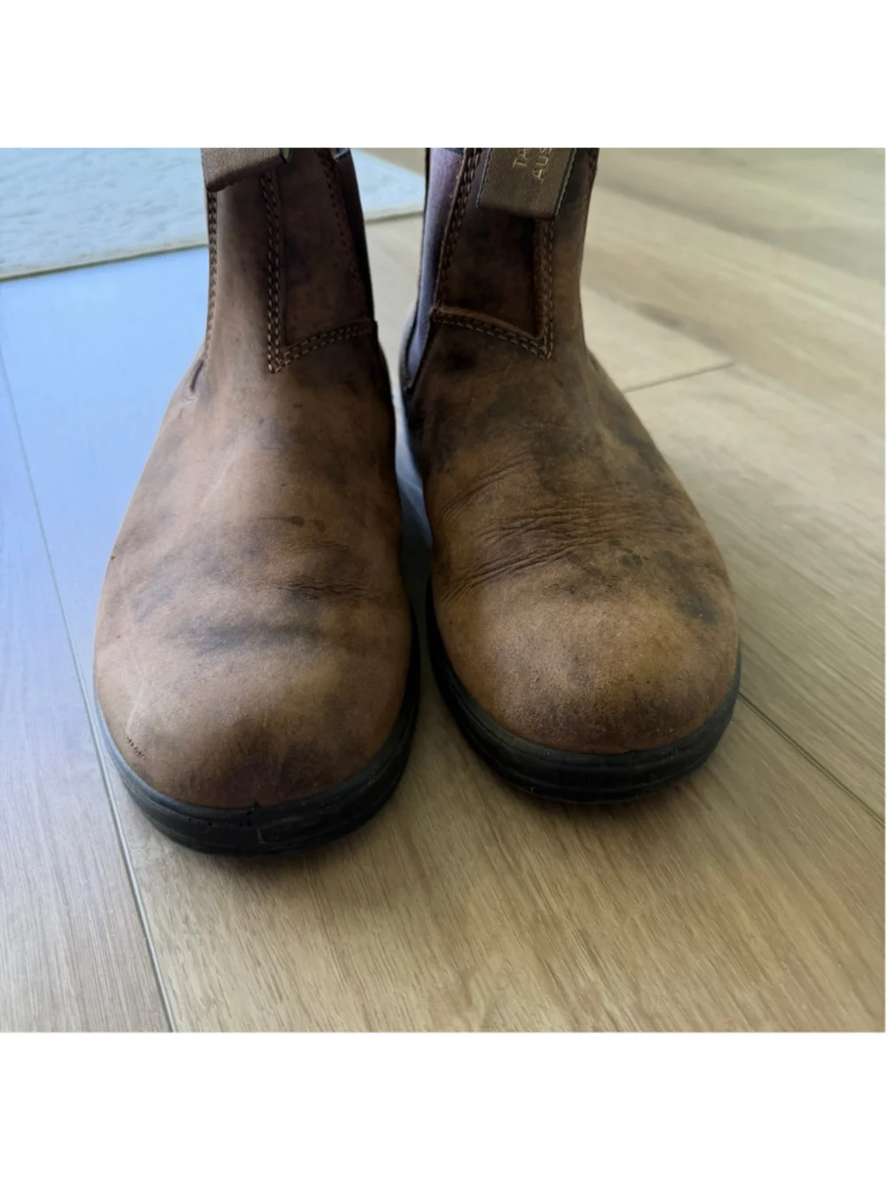 Blundstone Chelsea 585 Rustic Brown Boot sz 7.5
